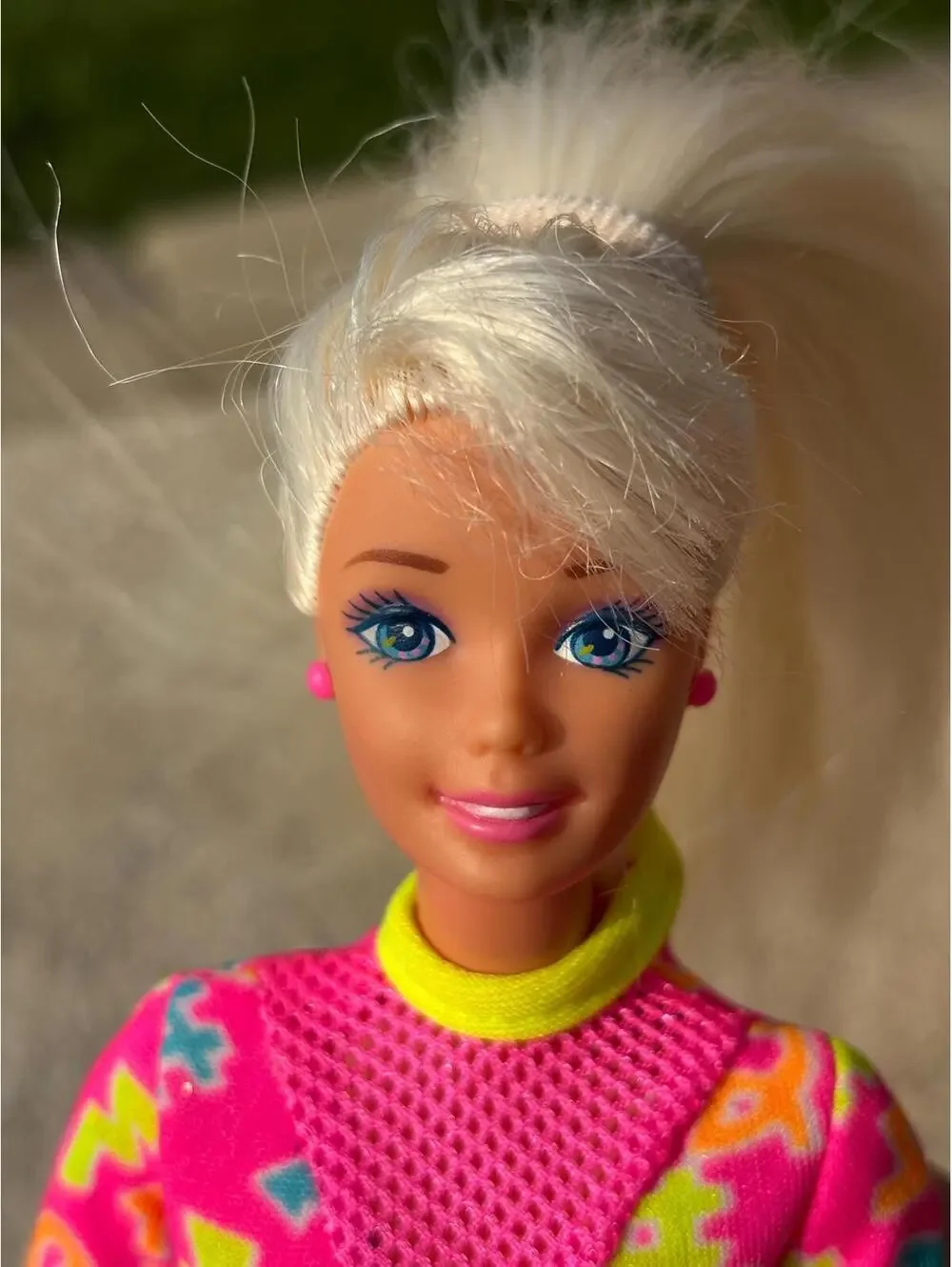 Vintage Barbie Workin Out Barbie In original top